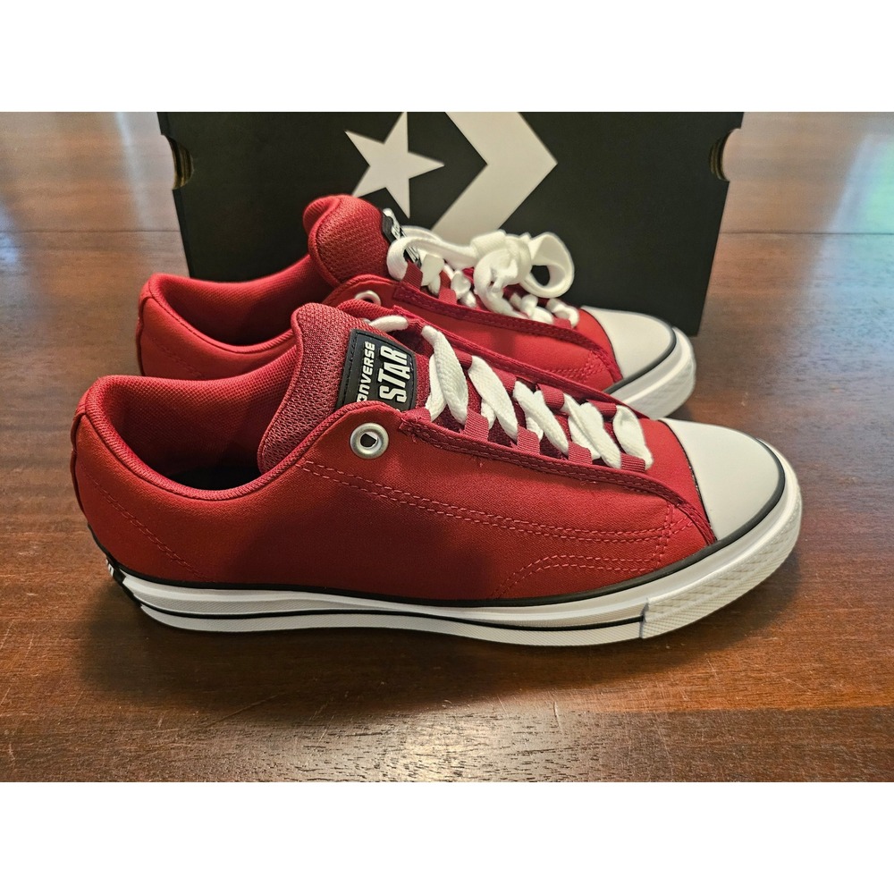 Converse Malden Street Puff Sneakers Mens 9.5 Womans 11 Red Low Top A14949C